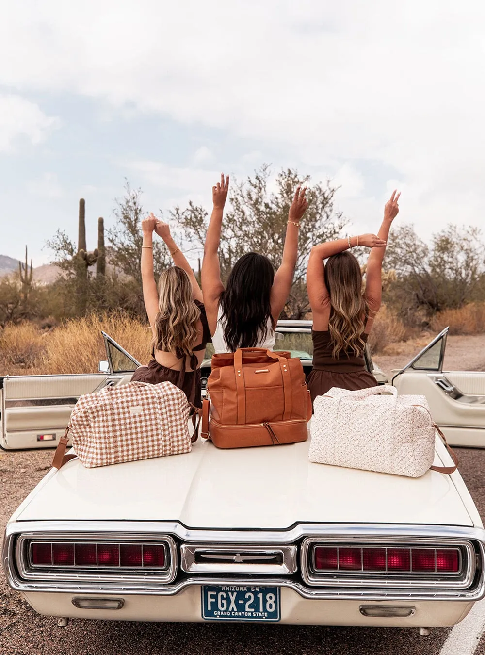 The Road Tripper Brown Gingham