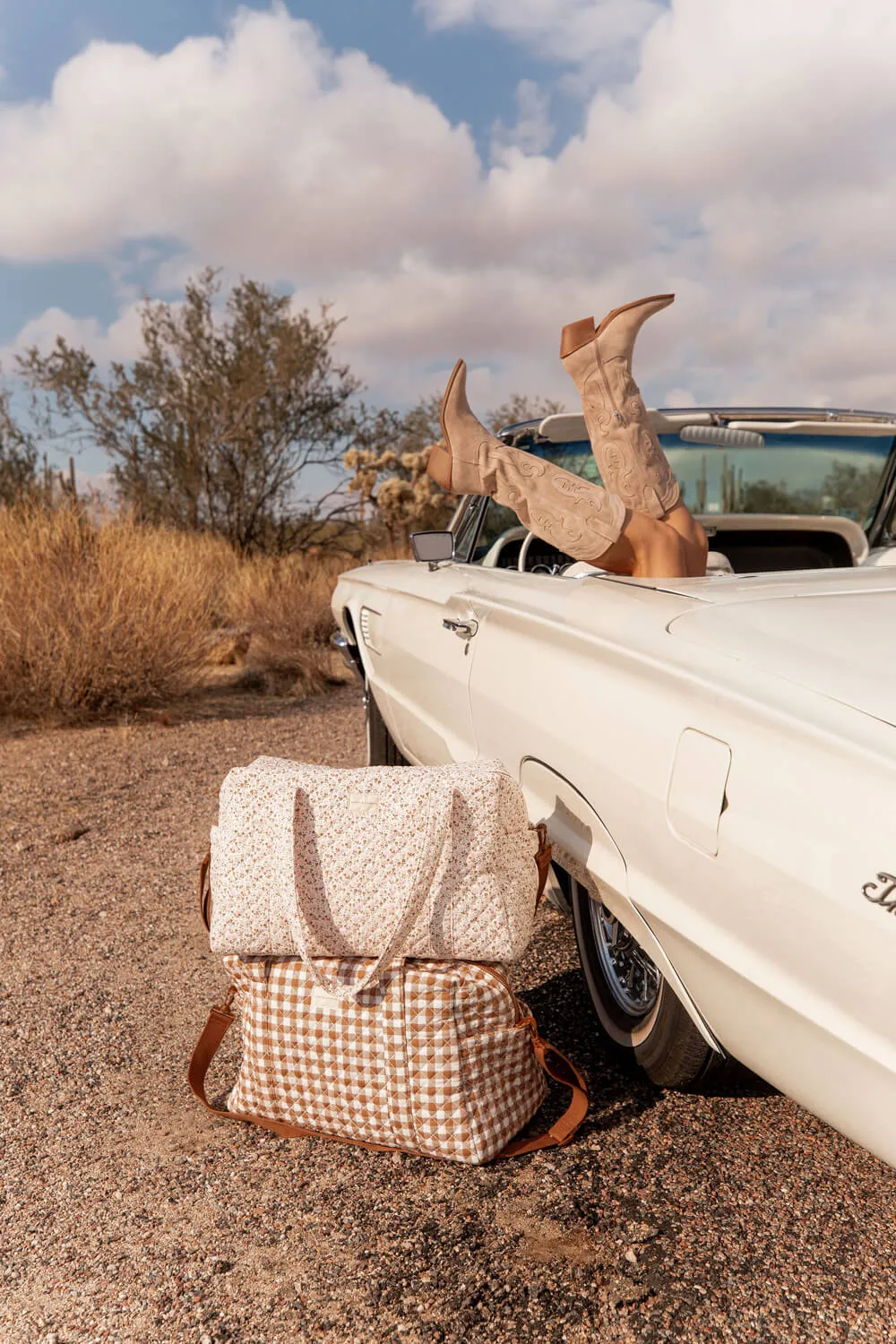 The Road Tripper Brown Gingham