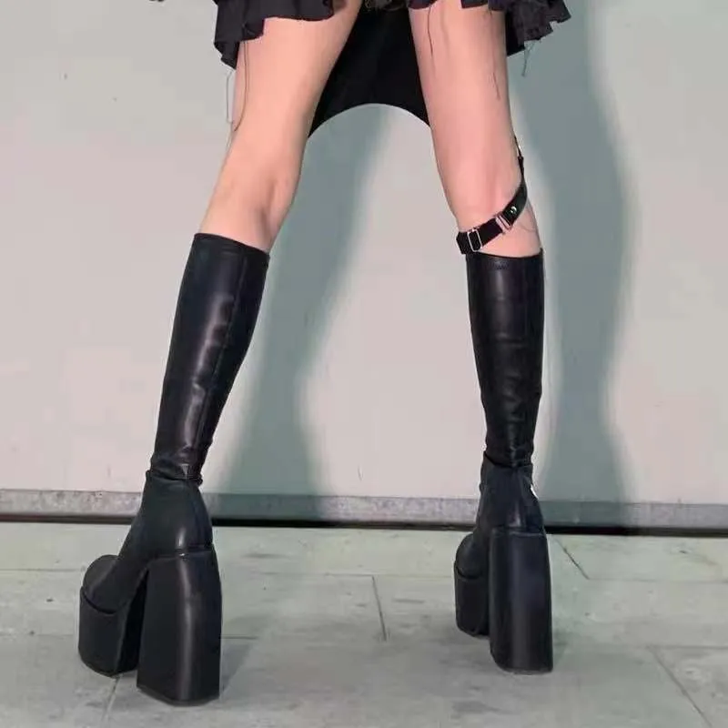 Thick High Heel Shoes SD01395