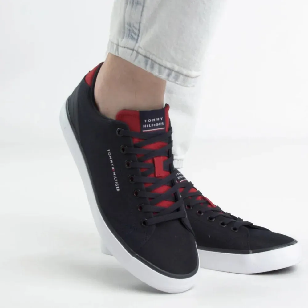 Tommy Hilfiger Th Hi Vulc Core Low Mesh Sneaker FM0FM04685-NVY