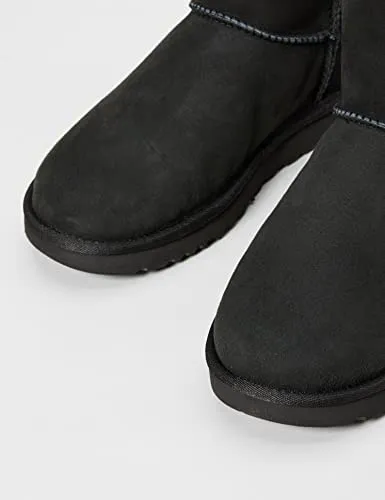UGG Women's Mini Bailey Bow Ii Boot, Black, 8