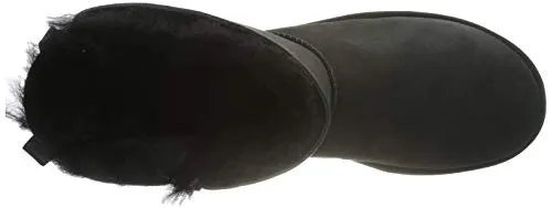 UGG Women's Mini Bailey Bow Ii Boot, Black, 8