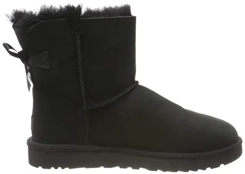 UGG Women's Mini Bailey Bow Ii Boot, Black, 8