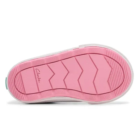 UK 6.5 Pink Flowers High Top Trainers