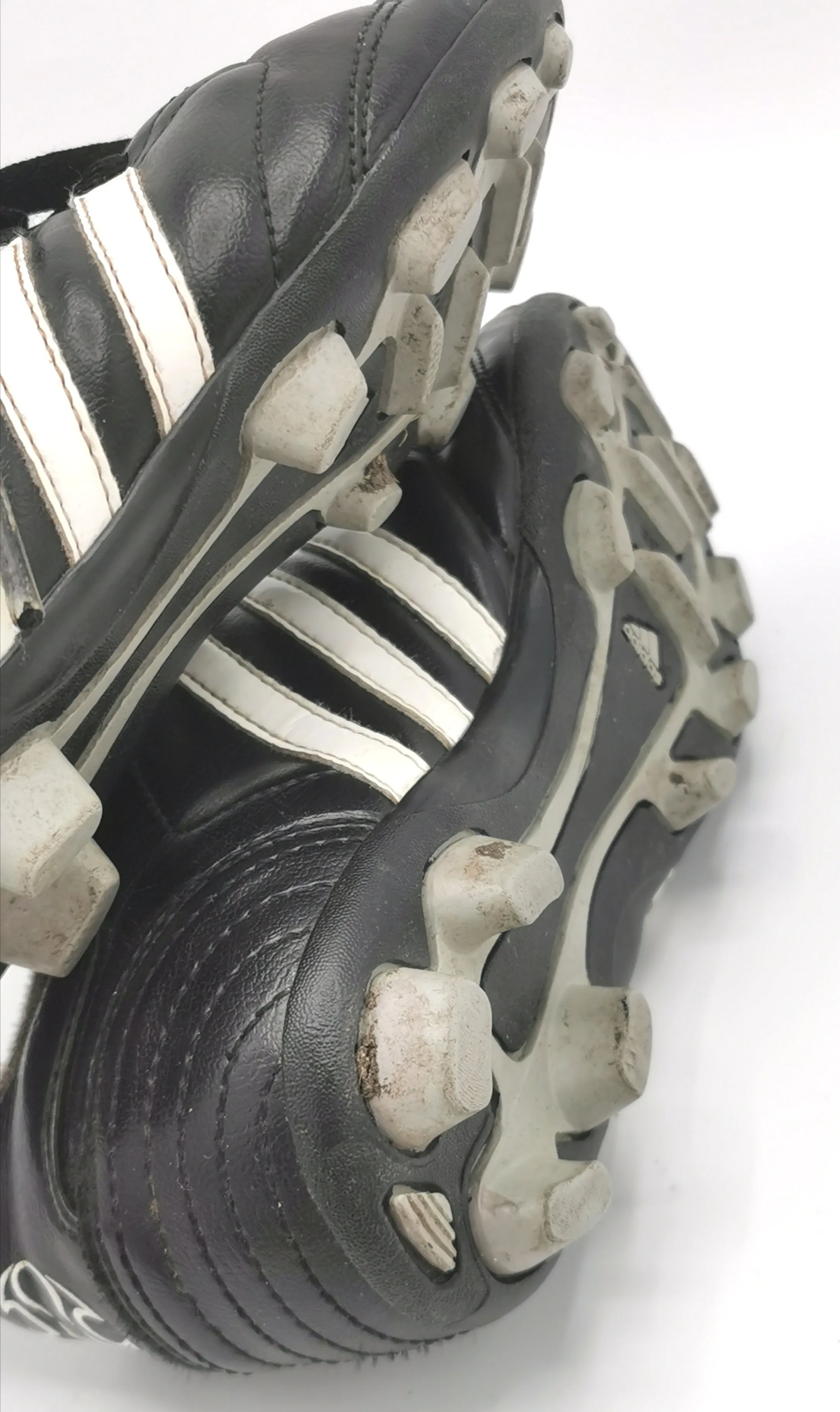 UNISEX SIZE 13 YOUTH - ADIDAS, Telstar Trx Hard Ground Soccer Shoes VGUC B9