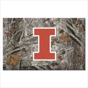 University of Illinois Camo Scraper Mat