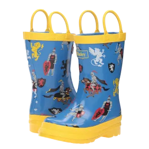 [US4] Hatley Boys' Medieval Knights Rainboots