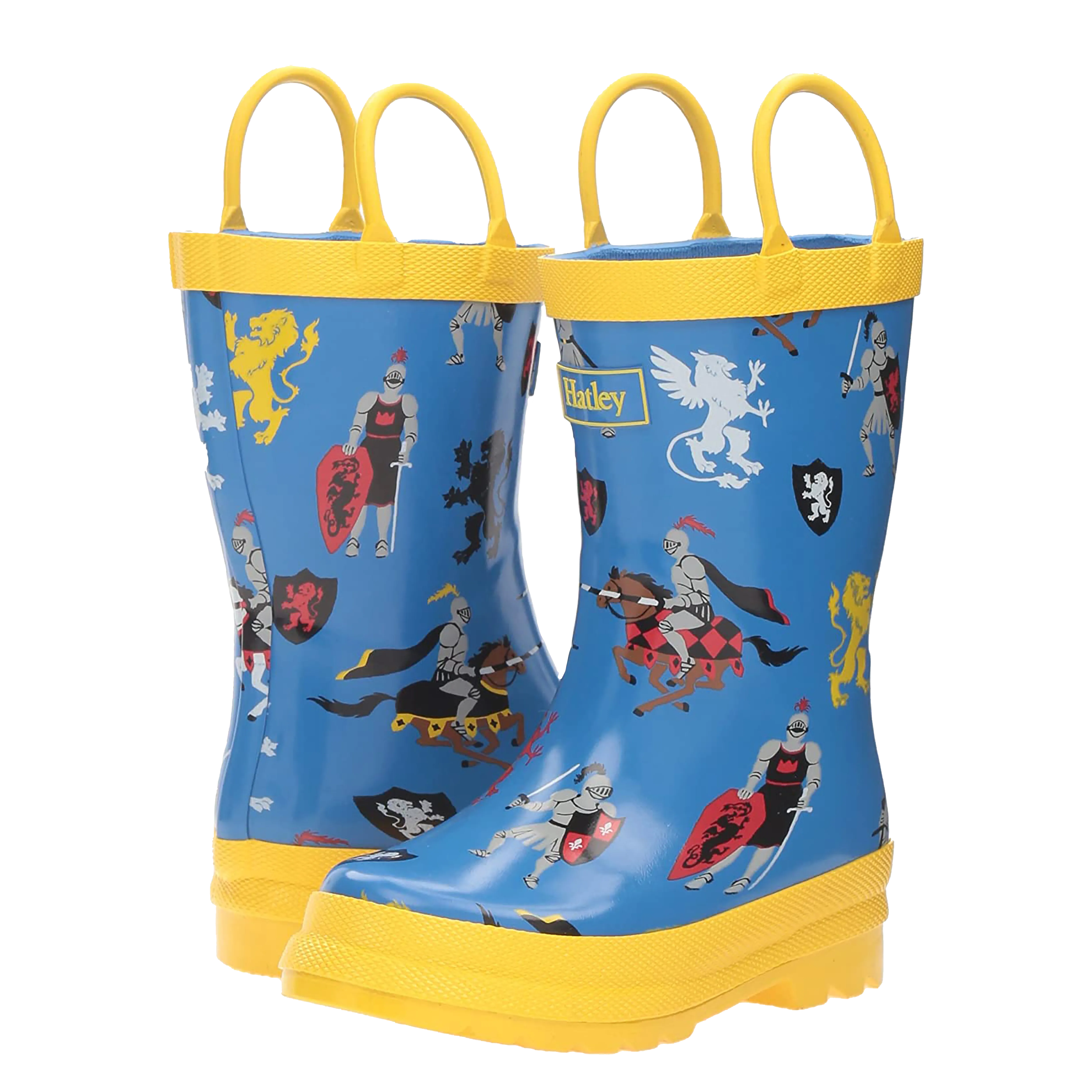 [US4] Hatley Boys' Medieval Knights Rainboots