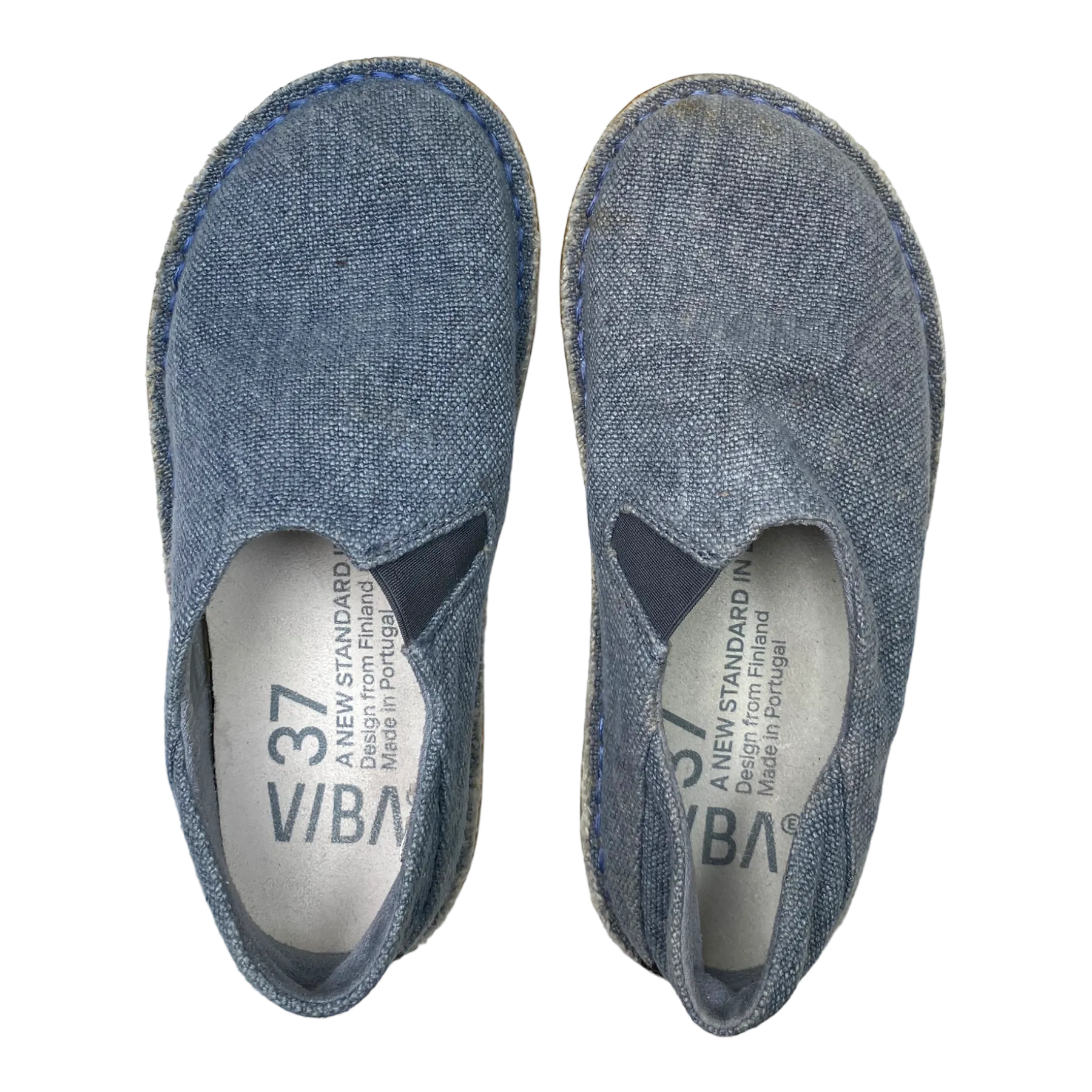 VIBAe Zuma linen shoes, pacific blue | 37
