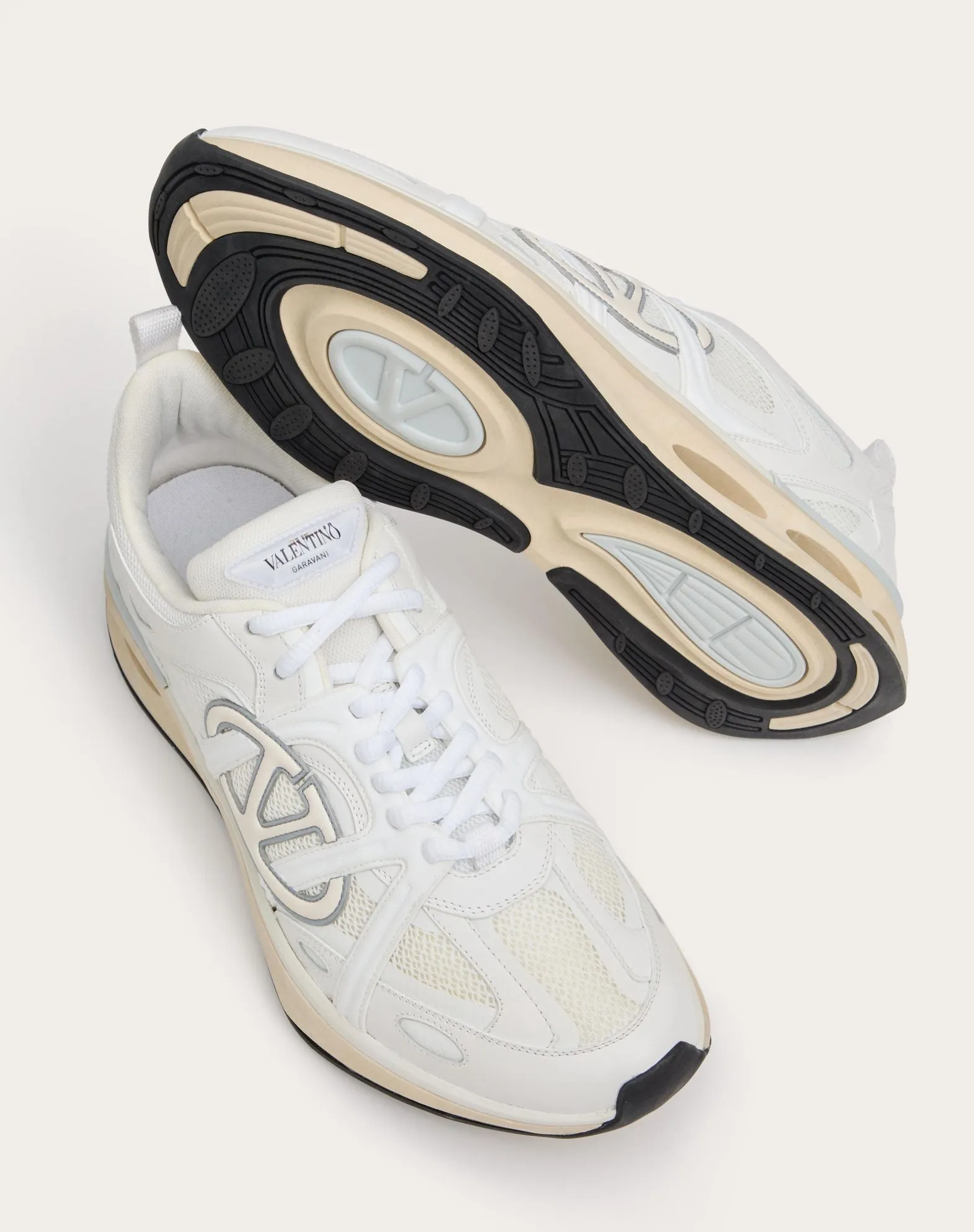 Vlogo Easyjog Low-Top Sneaker In Calfskin And Fabric