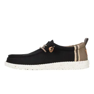 Wally Summer Linen - Black/Walnut
