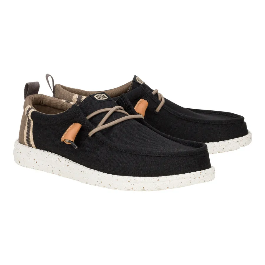 Wally Summer Linen - Black/Walnut