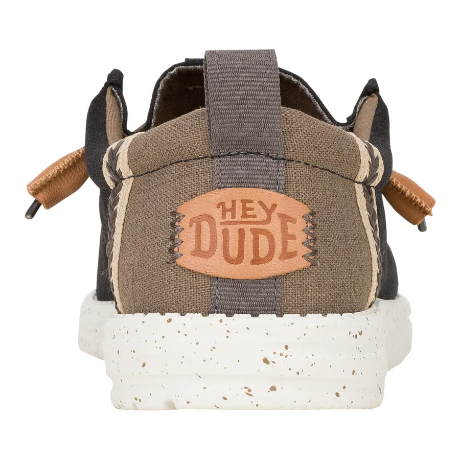 Wally Summer Linen - Black/Walnut