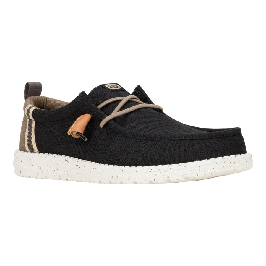 Wally Summer Linen - Black/Walnut