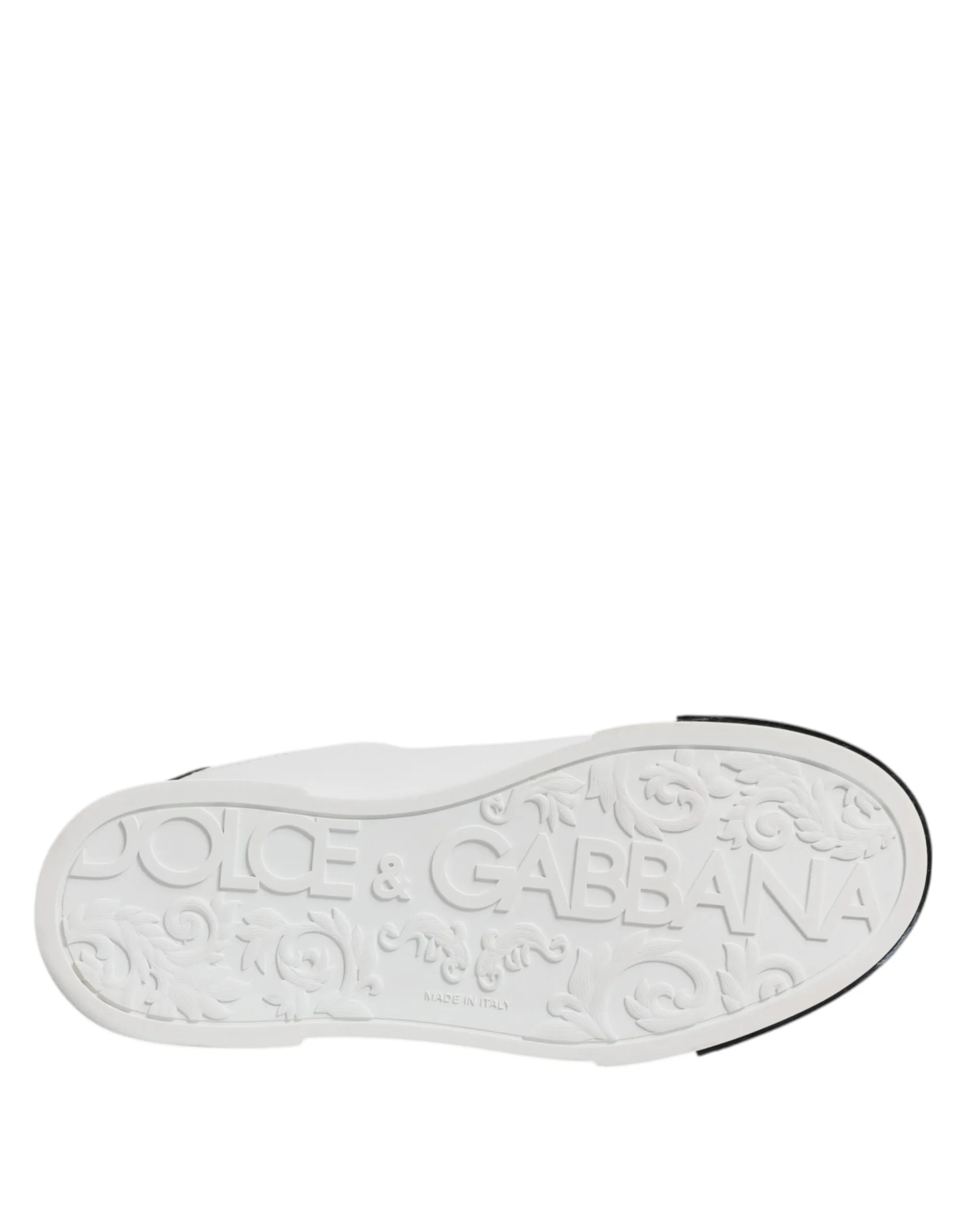 White Black Leather Low Top Sneakers Shoes