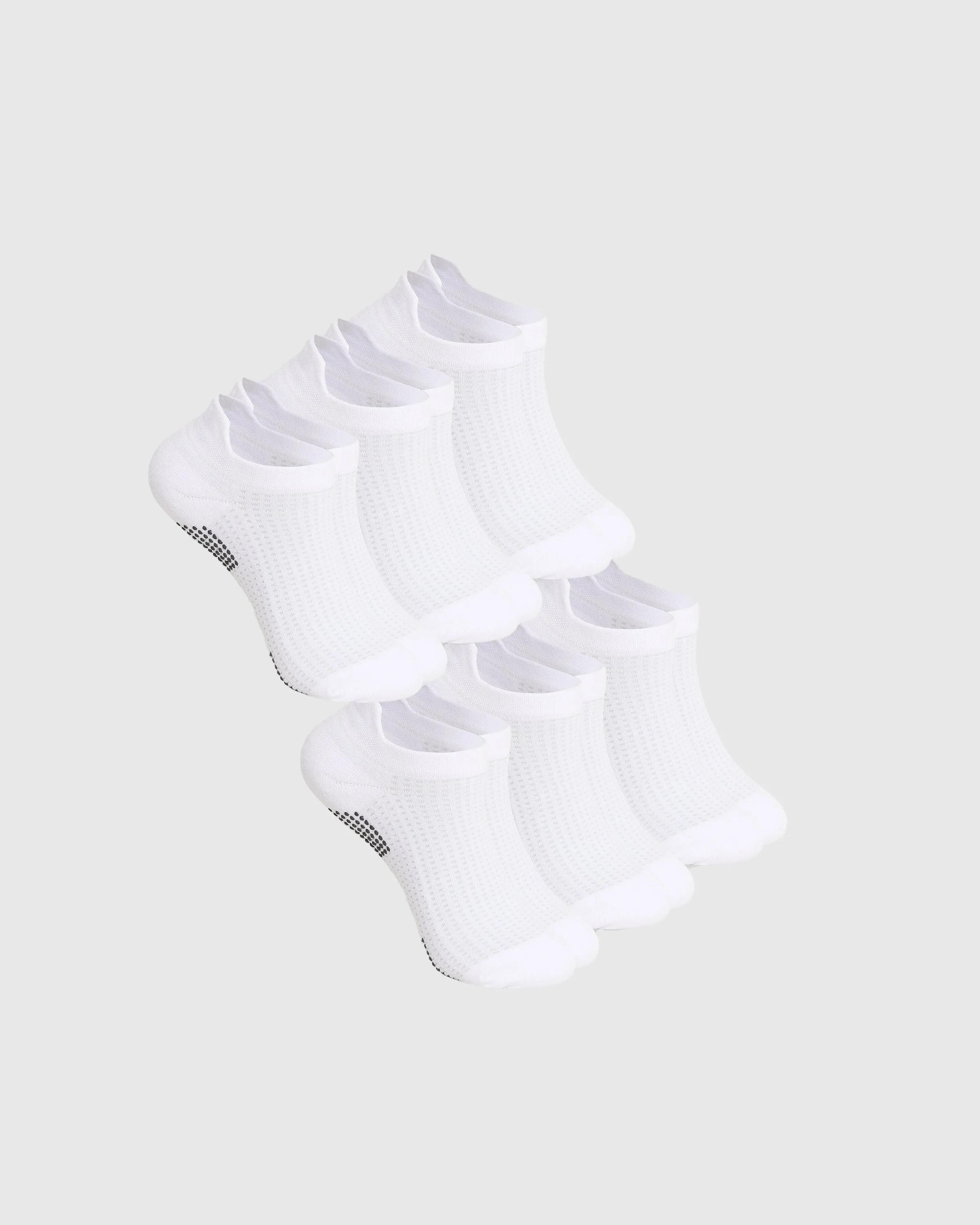 White No Show Socks 6-Pack 2.0