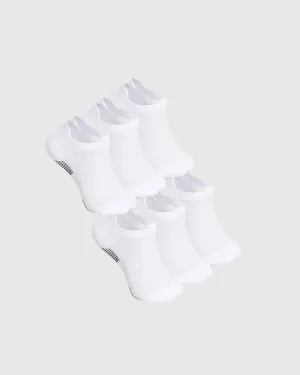 White No Show Socks 6-Pack 2.0