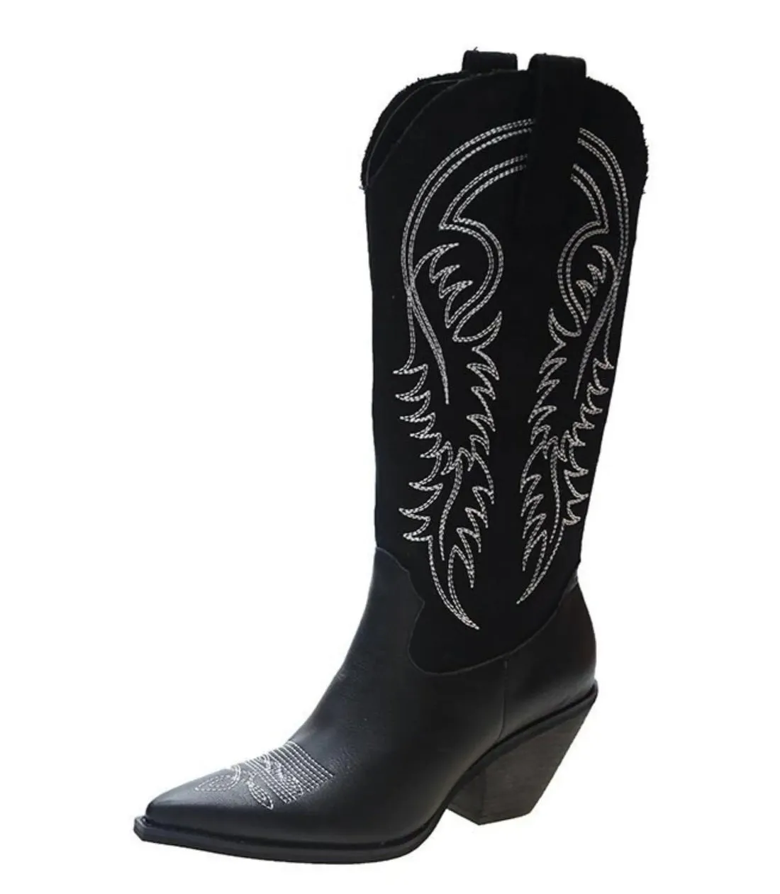 Women's Knee-High Leather Cowboy Boots: A Winter Essential