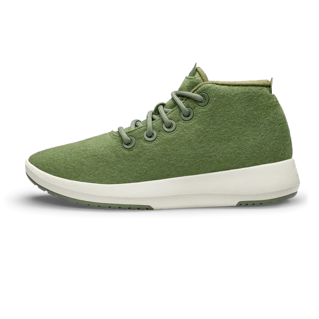 Women's Wool Runner-up Mizzles - Thunder Green (Natural White Sole)