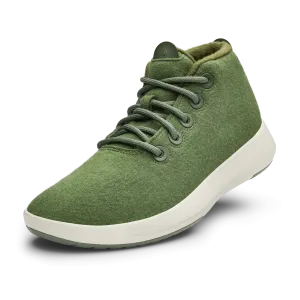 Women's Wool Runner-up Mizzles - Thunder Green (Natural White Sole)